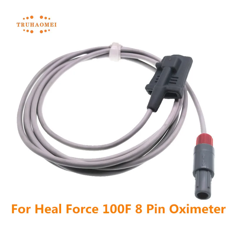 5 Pin SpO2 Sensor For Heal Force 100F Pulse Oximeter Adult Child Neonate Patients SAO2 Probe