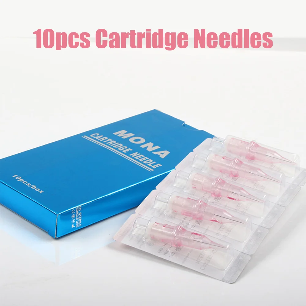 

10pcs Professional Disposable Tattoo Cartridges Needle RL/RS/RM Semi-Permanent Eyebrow Lip Makeup Needles For Tattoo Machine Pen