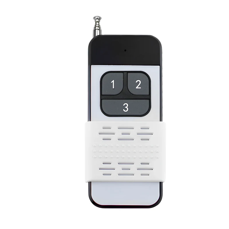 

DC 12V 3 Buttons Universal RF Wireless Remote Control High Power Long Distance Electronics Door Gate Car Opener