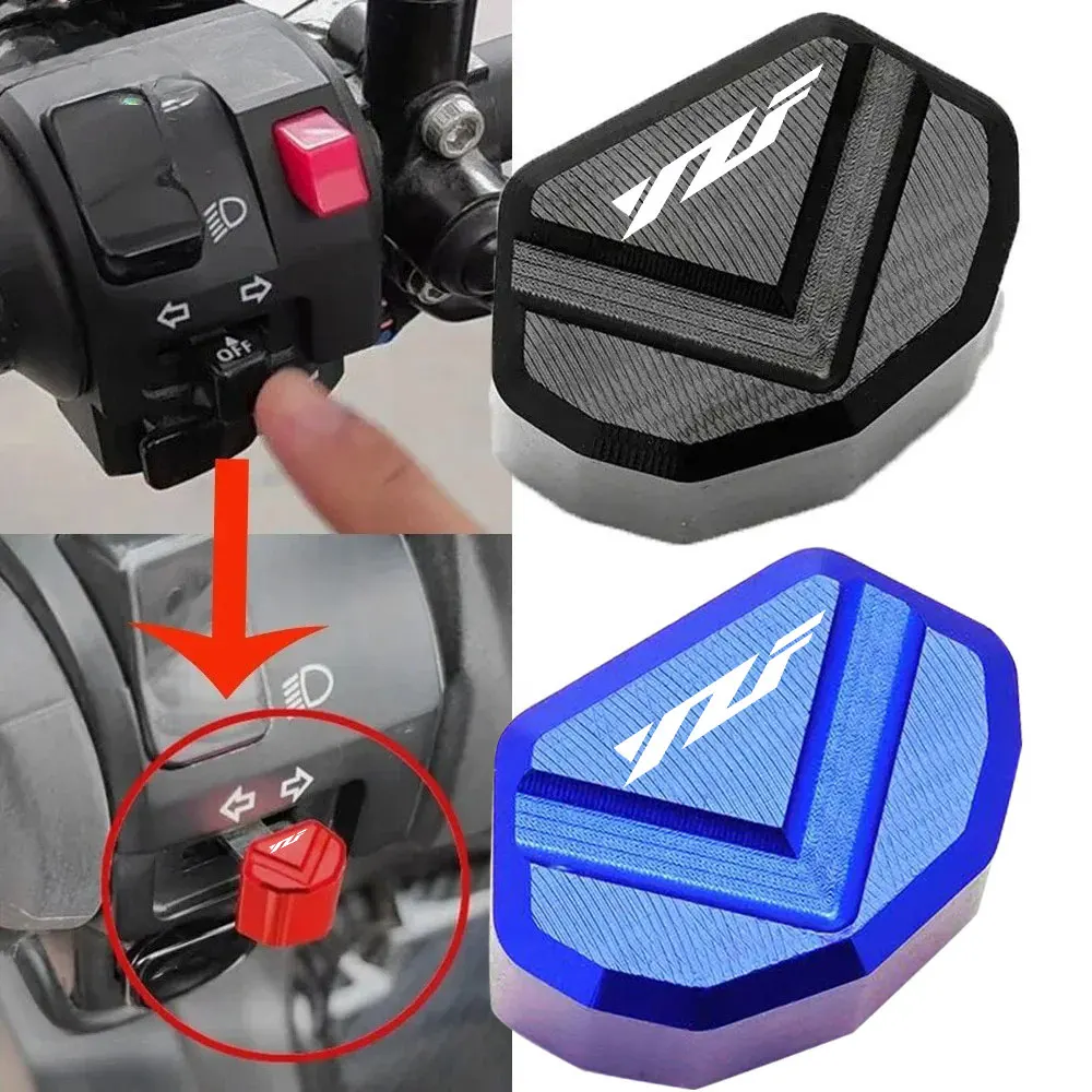 For YAMAHA YZF R1 R3 R6 R25 R125 R1M YZFR1 YZFR6 YZFR3 Motorcycle Switch Button Turn Signal Switch Key Cap Accessories