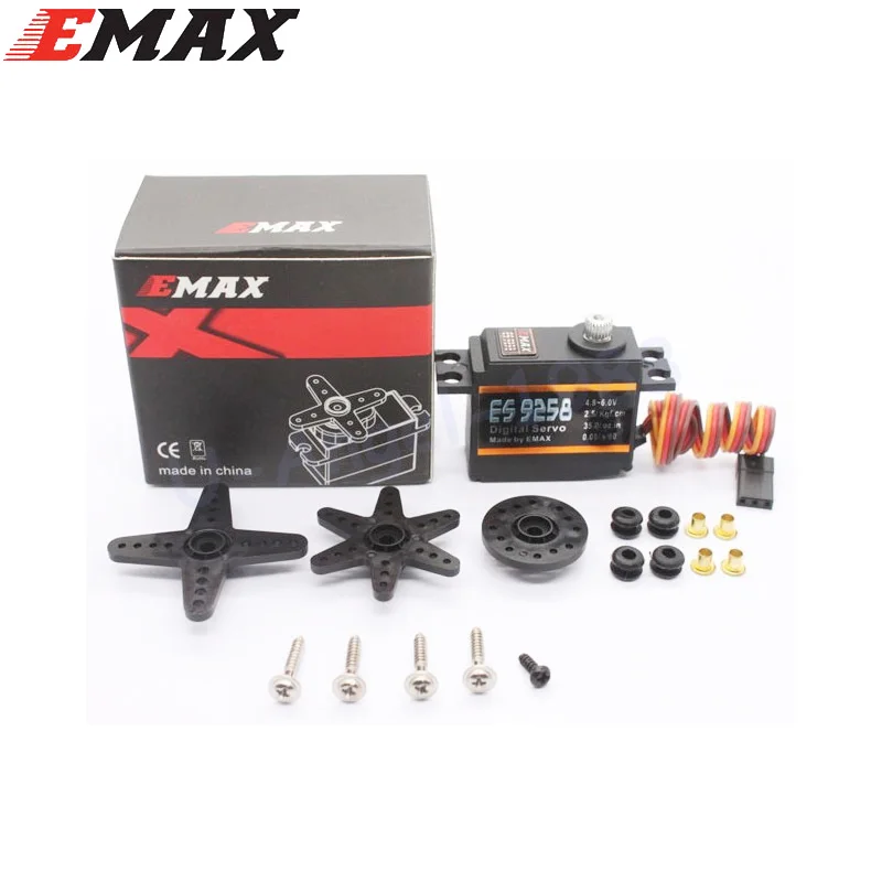 EMAX ES9258 Metal Gear Digital Servo 27g/ 2.5 kg/ 0.05 sec for rc helicopter Wholesale For racing drone