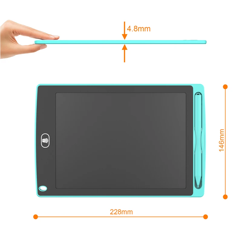 8.5 Inch Children LCD Writing Tablet Magic Graffiti Drawing Sketchpad Handwriting Board Kids Learning Educational Montessori Toy