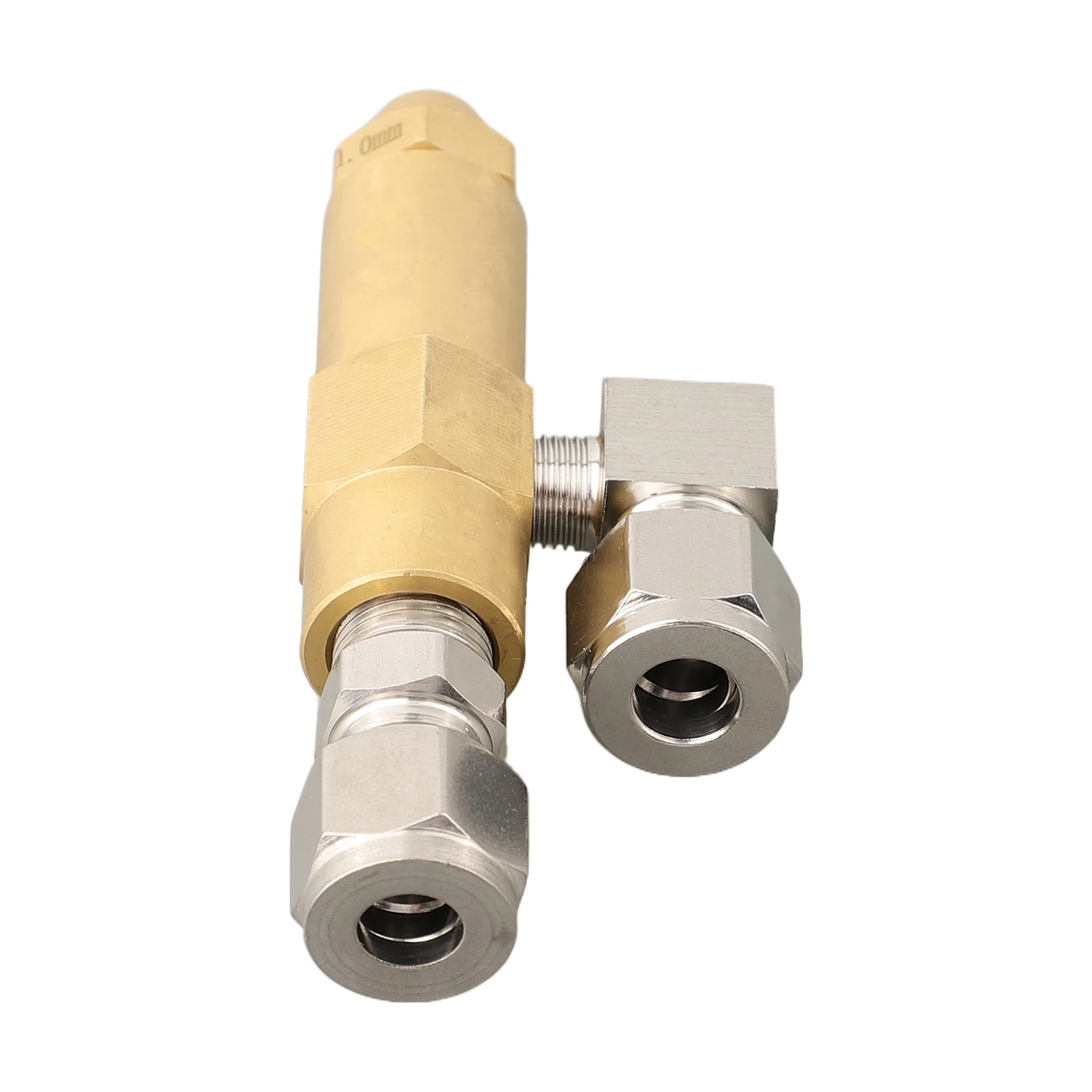 

Adjustable Nozzle Waste Oil Nozzle Oil Burner Maintenance Silver Gold Anti-clogging Fuel Nozzle Bbq Tool Large Passage Diameter