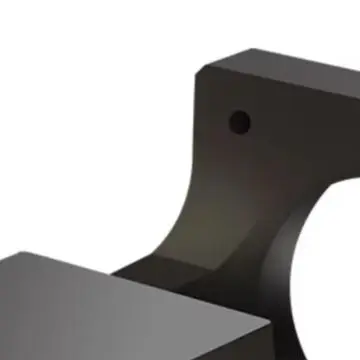 Stepper Motor Mounting Bracket Made of 45 Steel for BK15 Replacement with Four Point Concentricity and Standard Fastener Support