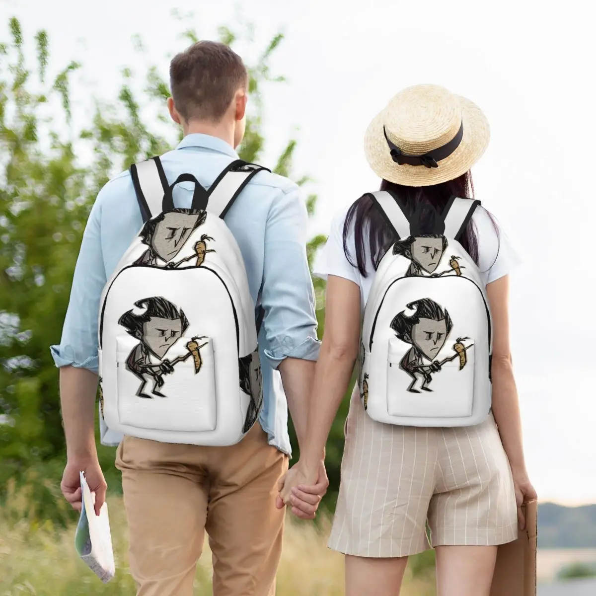 

Dont' Starve Backpack Student BookBag Kids School Bag Computer Shoulder Bags for Boys Girls
