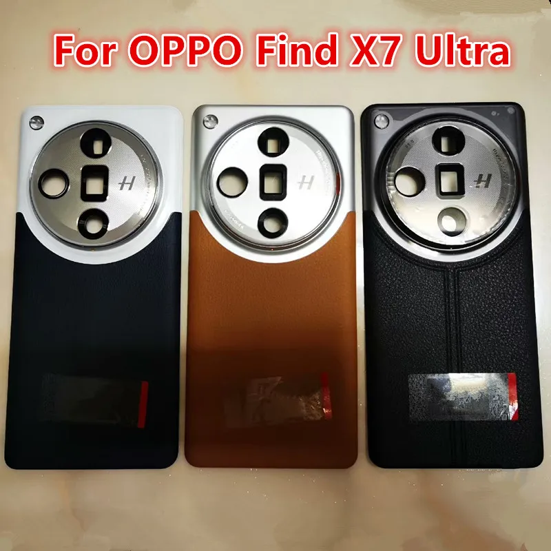

X7Ultra Housing For OPPO Find X7 Ultra 6.82" Battery Back Cover Repair Replace Door Phone Rear Case + Camera Lens