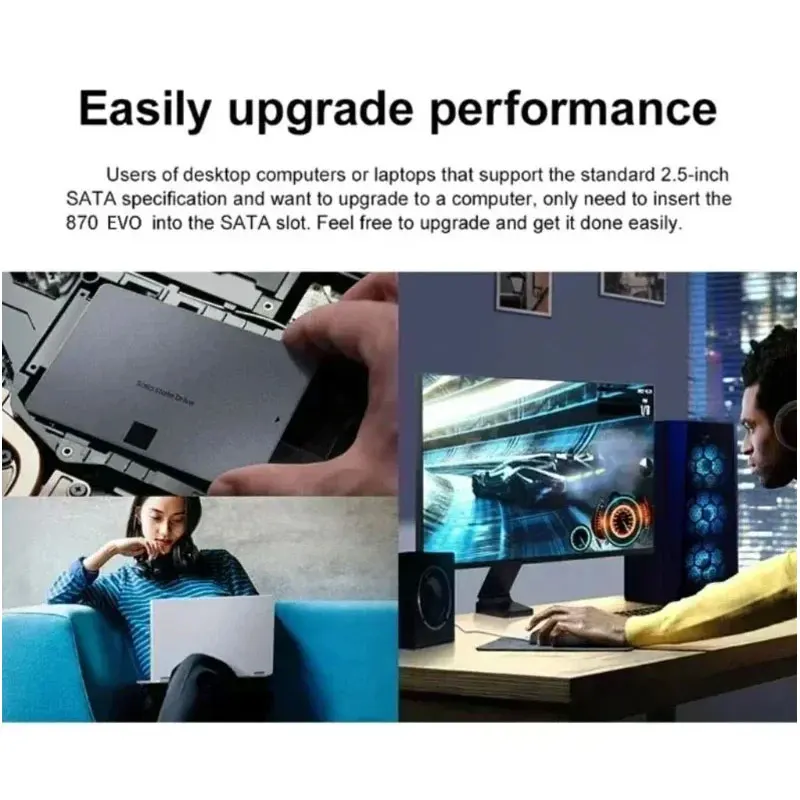 2026 قرص جديد SSD 4 إلى 870 EVO avec disque dur Internter 1 إلى 2 لصب المكتب المحمول والمكتب