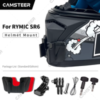 RYMIC SR6 Customized Helmet Chin Mount for GoPro12 11 10 9 DJI Action3/4 Insta360 Ace pro X4 X3 Action Camera Accessories