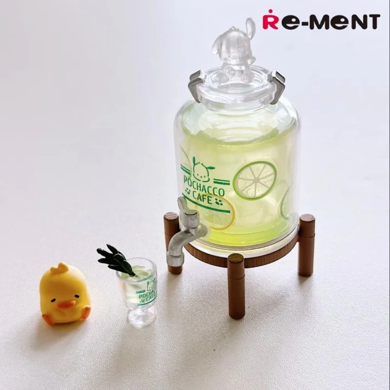 Re Ment Sanrio Pochacco Cafe Miniature Scene Blind Box Collectible Figure Desktop Decor Playset For Anime Miniature Collectors view 6