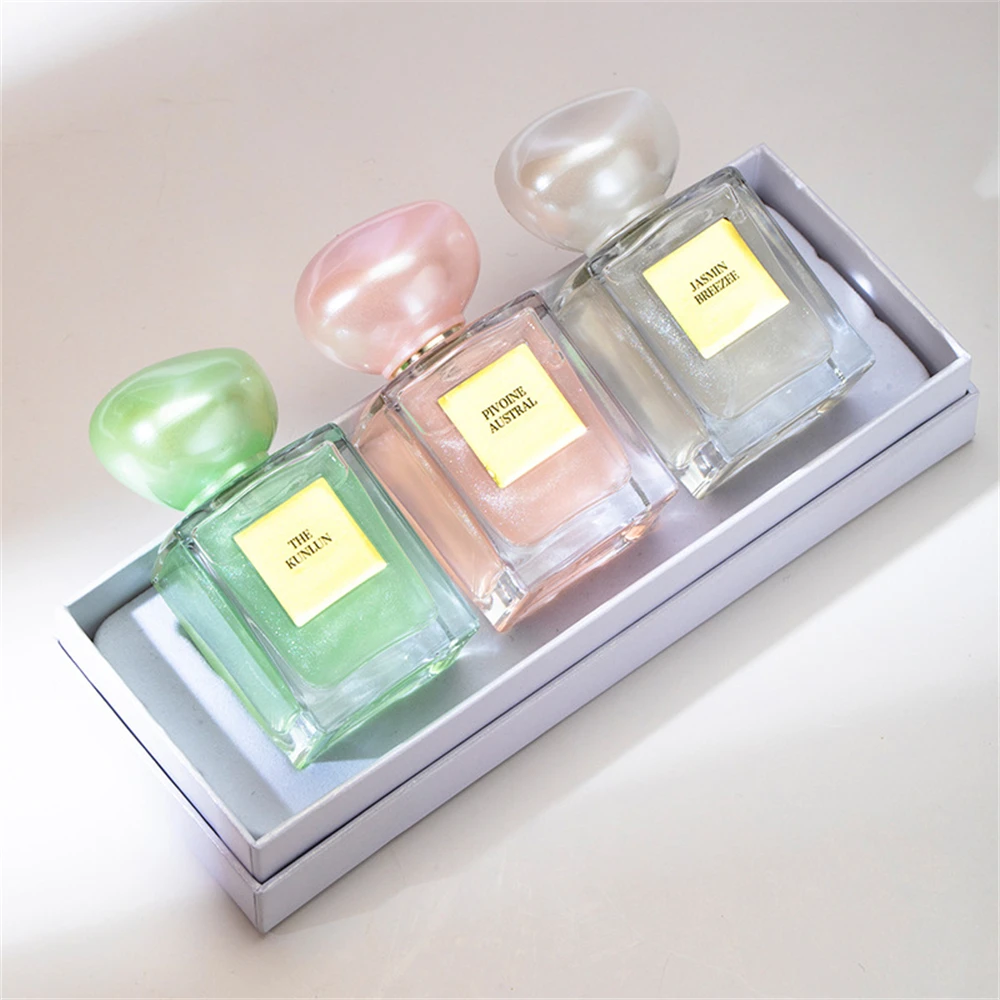 Brand Gift Box 30ml Three Piece Set Women Perfume Essential Fragrance Pheromone Eau De Parfum Men Lasting Scent Cologne Toilette