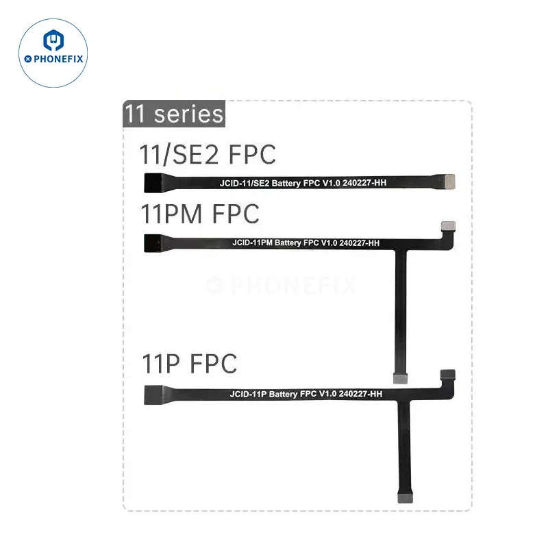 11Pcs JCID JC Q1 Battery Health Quick Repair Fpc For iPhone 11-15 Series Solve Window Pop-up Problem Modify Battery Efficiency