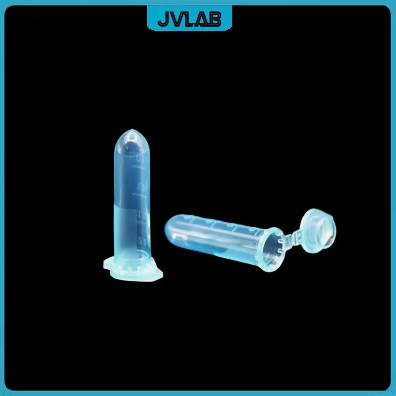 Microtubes Centrifuge Tube 2ml Lab Centrifugal Tube Colourful EP Tube Bottom Round PP Test Tube Snap-cap Clear Scale 100/PK