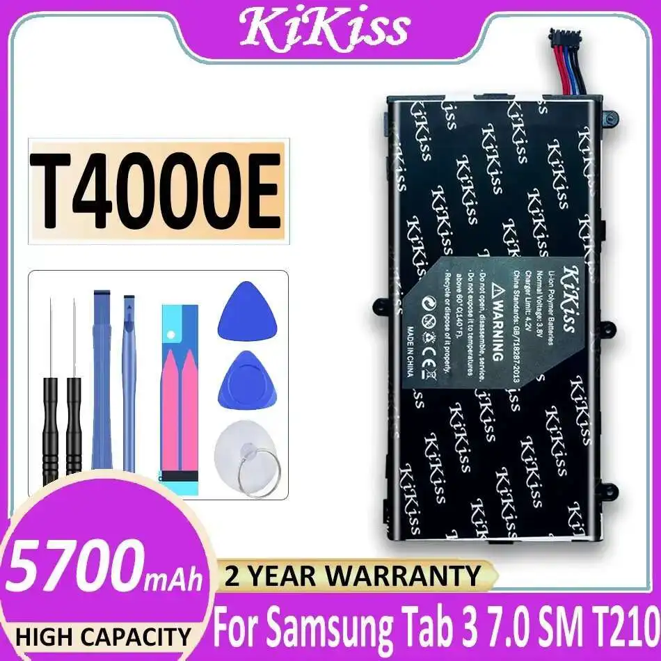 

KiKiss New Tables Battery For Samsung Galaxy Tab 3 7.0 T210 T4000E T211 SM T215 GT P3200 P3210 Replacement Batteries