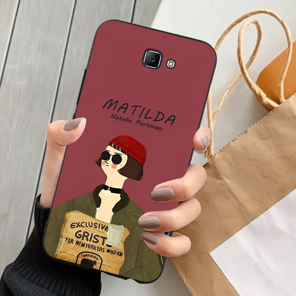 Cartoon Killer Leon Uncle Girl Phone Case For Samsung J 7 plus 7core J7 neo J6 plus prime J6 J4 J5 Mobile Cover