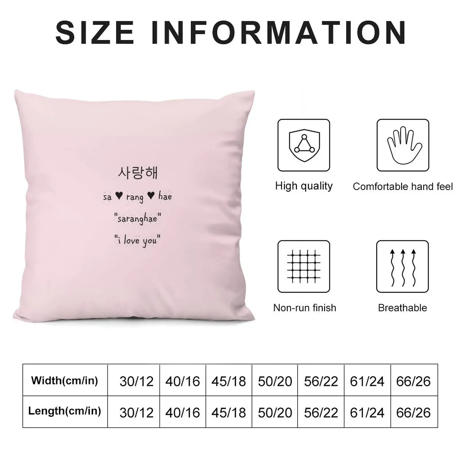 [K-POP] SARANGHAE Collection Throw Pillow christmas ornaments 2025 Christmas Pillowcase Decorative Sofa Cushion pillow