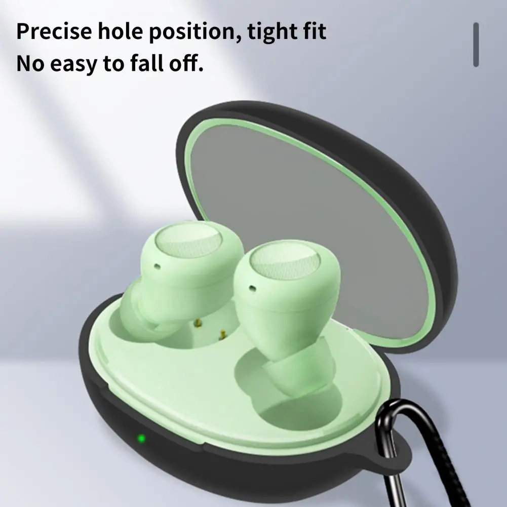 Custodia protettiva per auricolari compatibile con Bluetooth ecologico Anti-caduta per Realme Buds Q2S