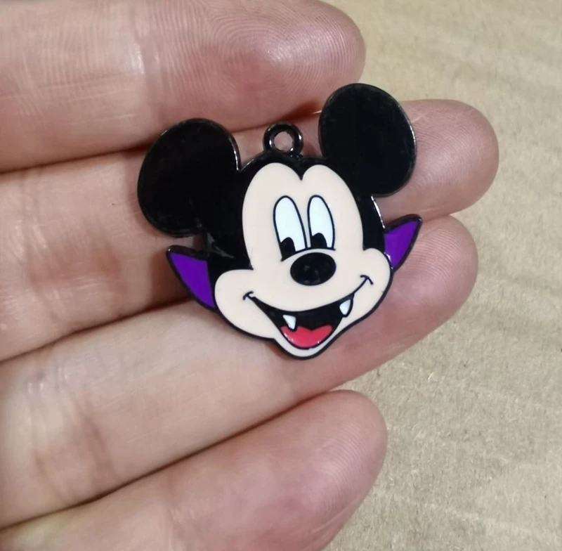 

10 Pcs Disney Halloween Mickey Pendants Charms Jewelry Making Earrings Pendants Necklaces Bracelets DIY Accessories
