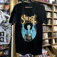 GHOST BC Opus Cult Vintage Heavy Metal Hard Rock Band Official US Version Men's Summer Cotton Casual Sports Short Sleeve T-Shirt