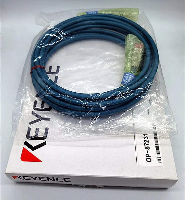 KEYENCE  OP-87231    1D/2D Code Reader    Ethernet cable (NFPA79 compatible)       New original