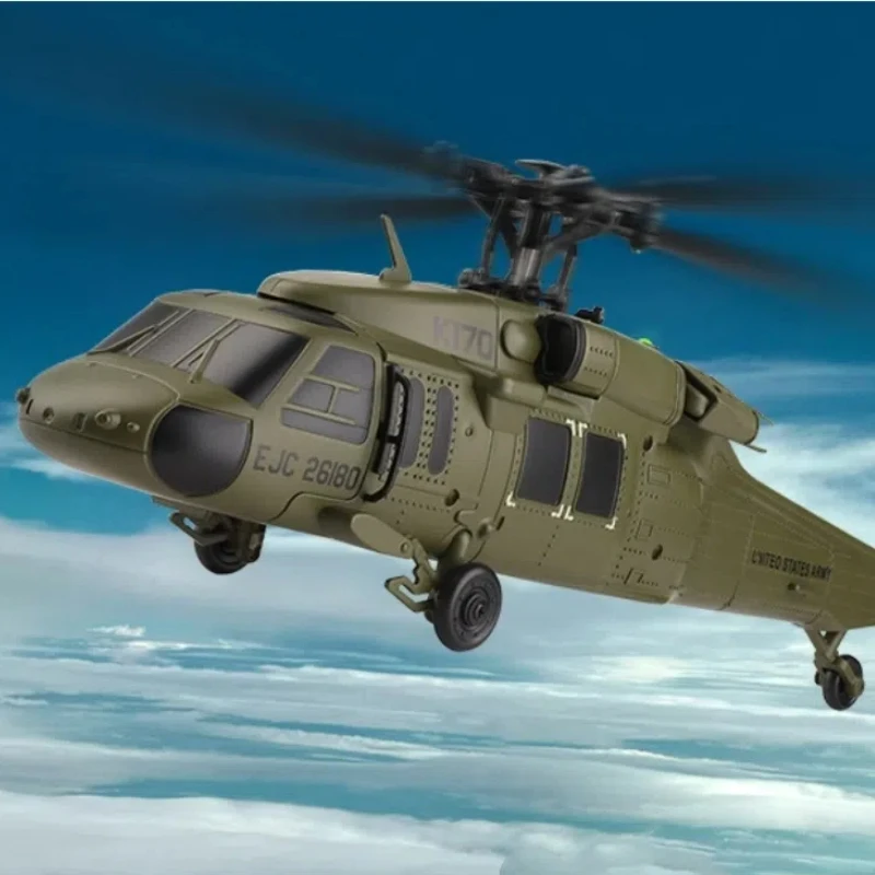 WLtoys بلاك هوك UH60L RC هليكوبتر 4CH فرش الارتفاع عقد التحكم عن بعد مقياس نموذج الطائرات الكهربائية محاكاة الطيران