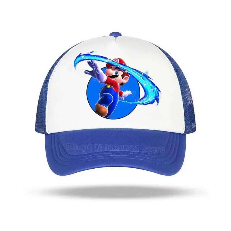 Super Mario Bros Baseball Cap for Kid Sun Caps for Men Women Game Figure Peaked Hat Cotton Summer Hats Fashion Accessories Gift