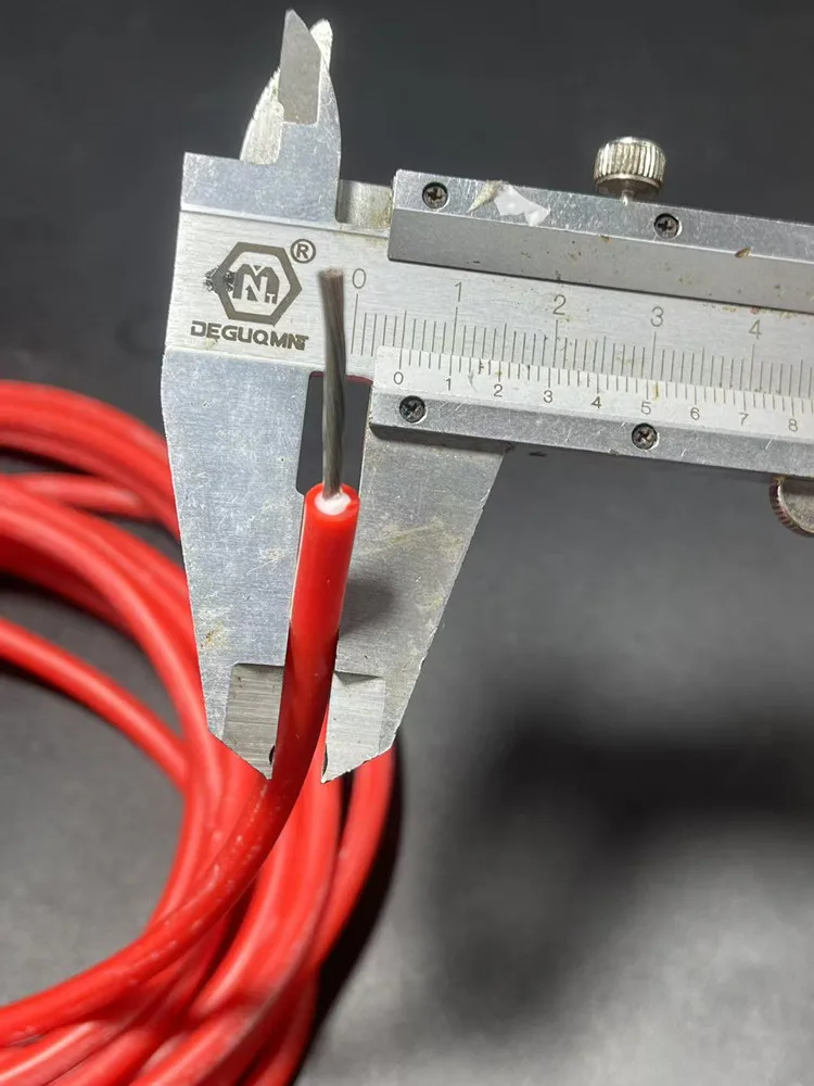 double-layer insulated silicone high voltage cable 5KV 30KV 15 13 AWG 1.5 2.5mm ² silicone wire high temperature resistant wire