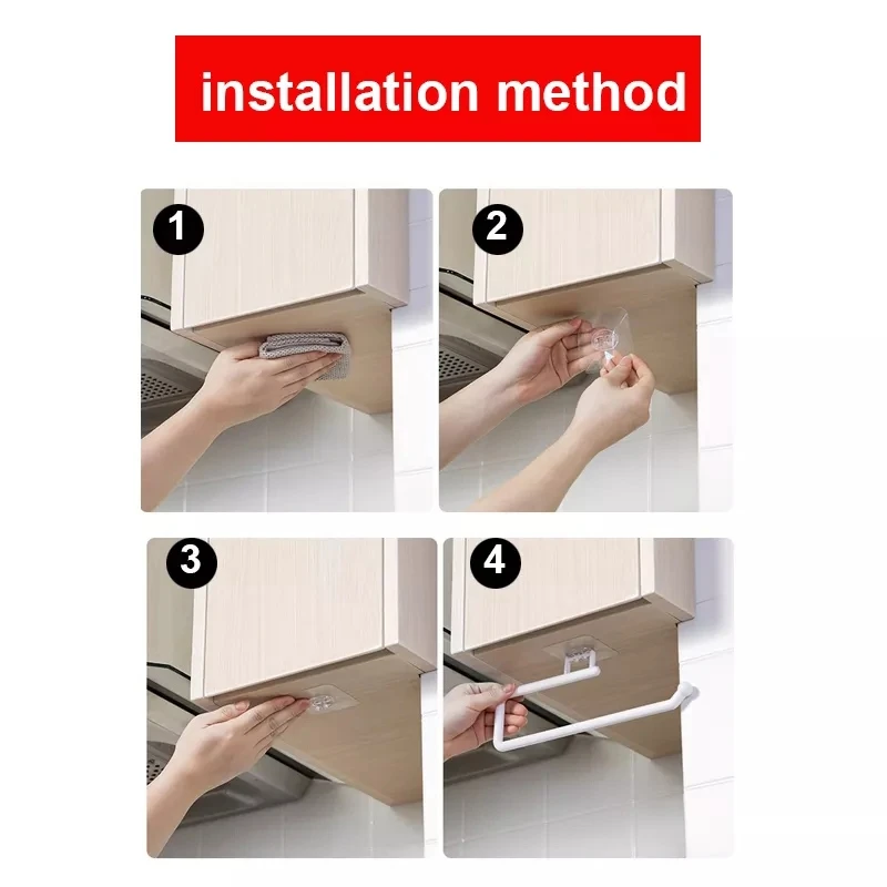 Kitchen Paper Roll Holder Towel Cabinet Rag Bathroom Organizer Toilet Paper Holder For Home