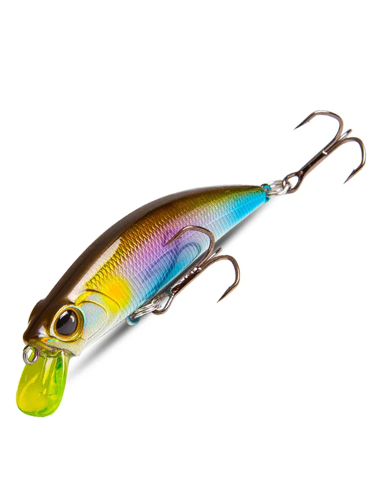 Kingdom Sinking Minnow Angelköder, 45 mm, 60 mm, weit werfender künstlicher harter Wobbler, Wobbler, schlanker Körper, harte Köder für Forellenbarsch