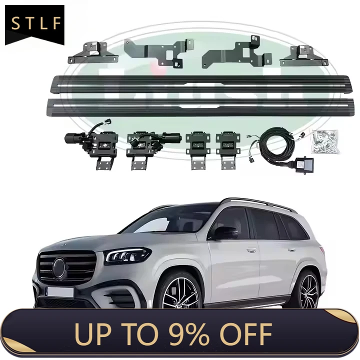 

Electric Side Step Running Board Liush Automatic Power Aluminum Alloy Waterproof For Benz GLS with Carry Bag