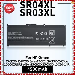 SR04XL Battery SR03XL Battery for HP Omen 15-CE0XX 15-DC0XX Series 15-DC0051NR 15-DC0003LA 15-CE015DX Pavilion 15-CB0XX 15-CX0XX