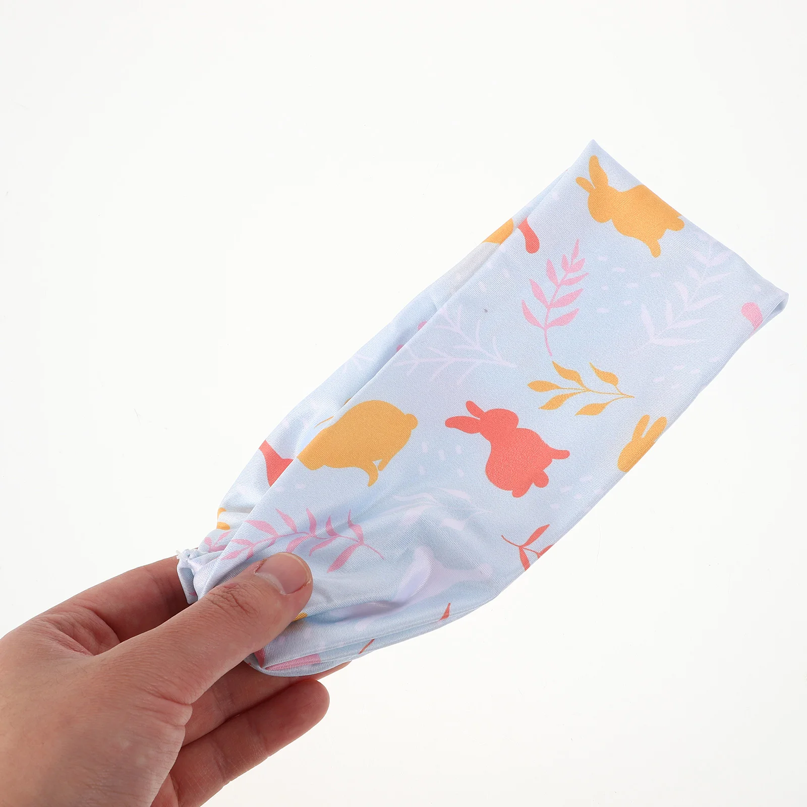 

Rabbit Print Headband Hair Accessories Women Elastic Fitness Yoga Running Sweatbands Gym Head Wraps Anti Sweat Band