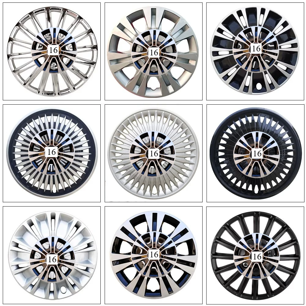 Cubierta Decorativa de Plástico para Ruedas de 16 Pulgadas para Ford, Tapas Centrales de Rueda Modificadas y Protección de Neumáticos, Tapacubos Universal R16