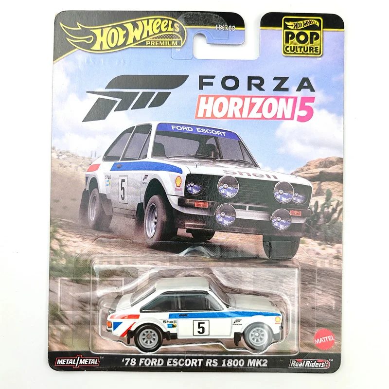 ホットウィール カーズ HXD63 78 フォード エスコート RS 1800 MK2 1/64 メタル ダイキャスト モデルおもちゃの車