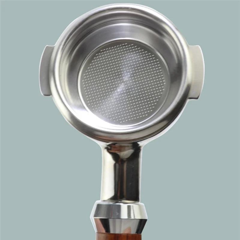 ماكينة قهوة بلا قعر من الخشب الصلب ، مقبض بورتافلتر ، شاملة ، قابلة للتطبيق ، E61 ، 58