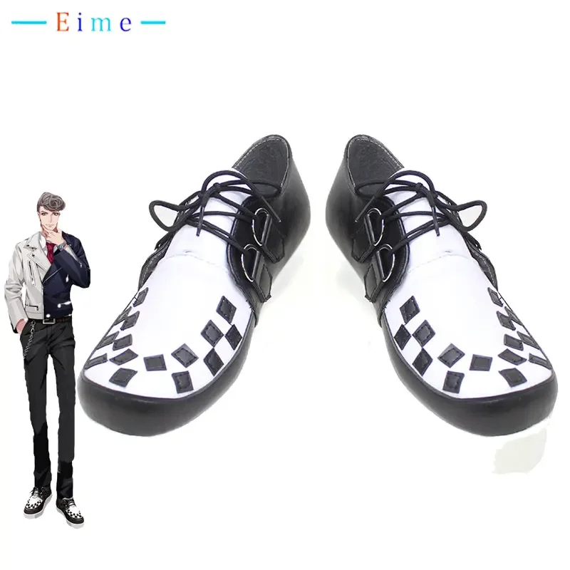 

Game Division Rap Battle Amaguni Hitoya Cosplay Shoes Fate PU Leather Shoes Halloween Carnival Boots Cosplay Props Custom Made
