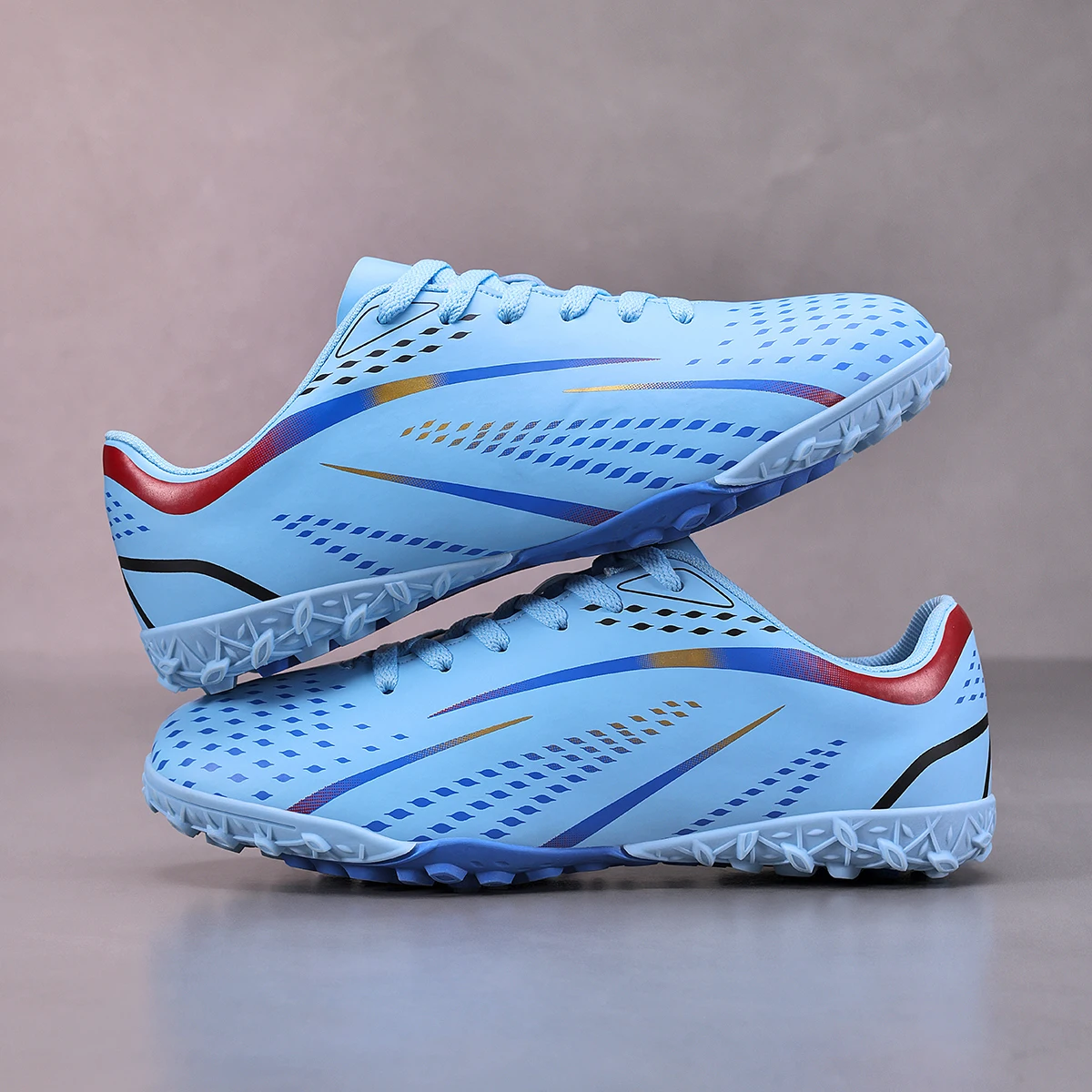 

Unisex Soccer Cleats for Youth Training and Matches Lightweight TF Football Shoes with Enhanced Grip Comfort Durable Design