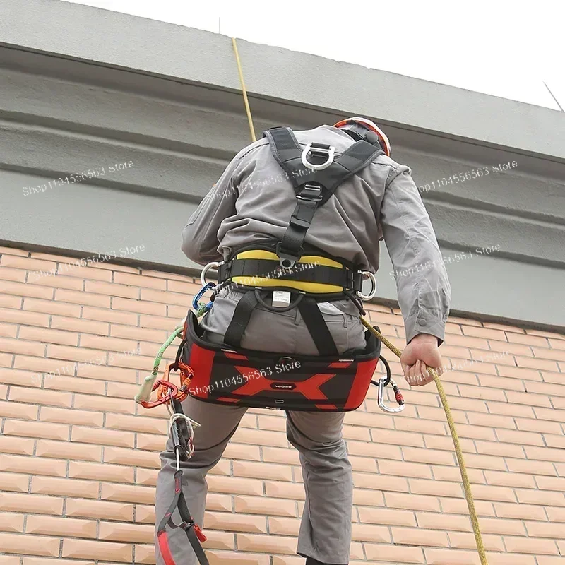 مقعد تعليق من الألومنيوم والنايلون عالي الجودة مع حزام للعمل في الارتفاعات #3