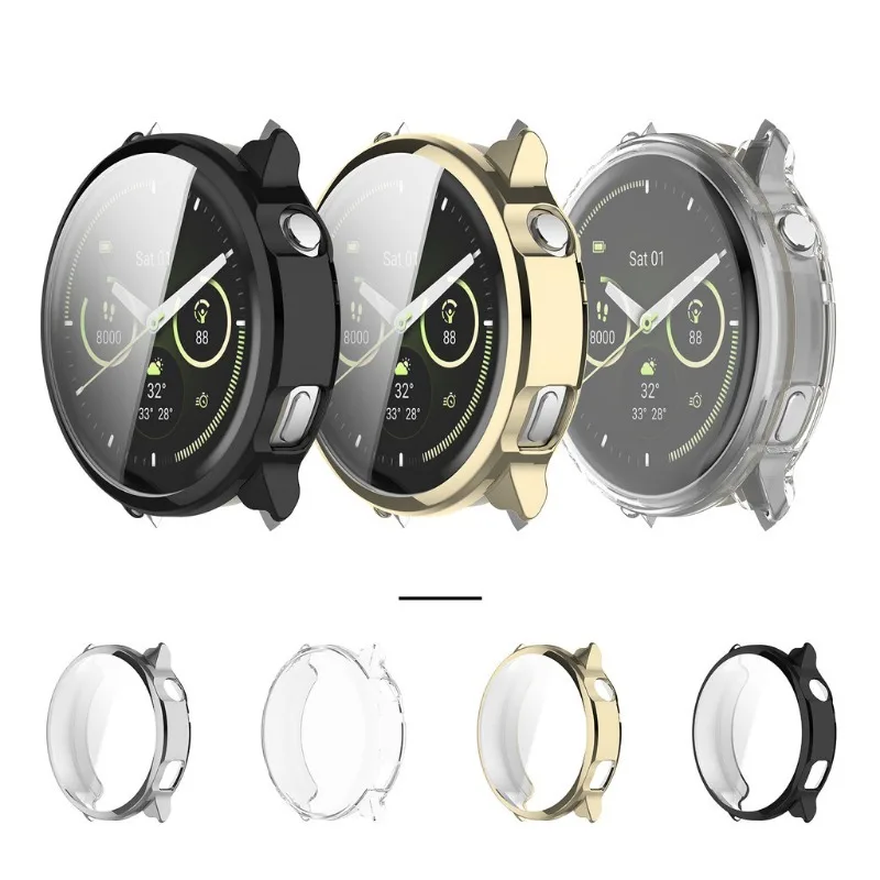 

For Garmin Venu4 41mm/Garmin Venu4 45mm TPU Case Cover Soft Electroplating Watch Screen Protector Frame Full Cover