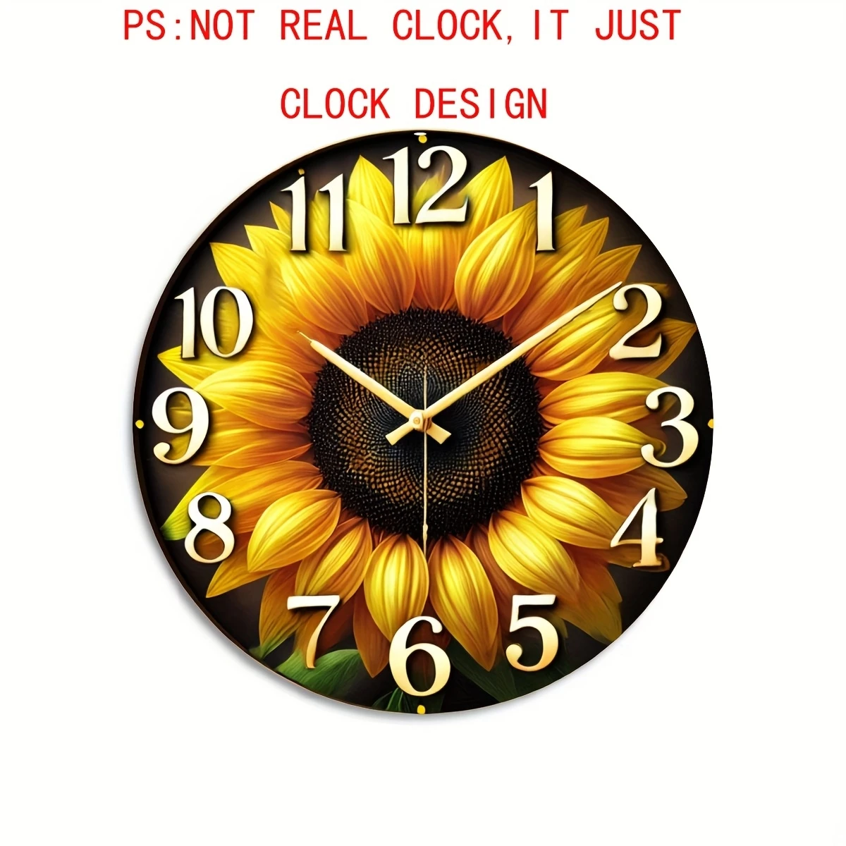8 Zoll Holzscheibe Sonnenblume Uhr Kleine Gänseblümchen Themenserie Familie Wand Schlafzimmer Dekoration Blumen Bauernhof Dekoration Foto Requisiten