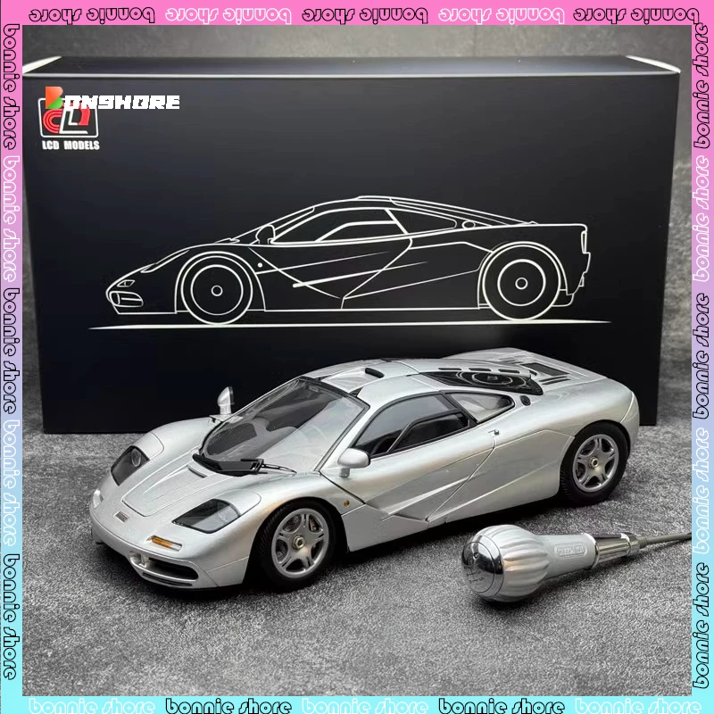 Lcd Car Model 1/18 Mclaren F1 Xp5 Full Door Open Simulation Cars Model alloy room Display Model Boy Collection Birthday toy Gift