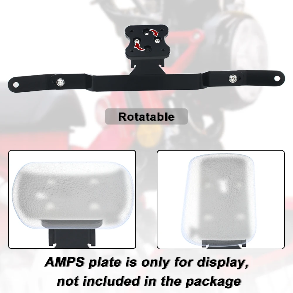 Motorcycle Handlebar Clamp GPS Mount Navigation Bracket Mobile Phone Holder Support Fit For CT125 2020 2021 2022 2023 2024