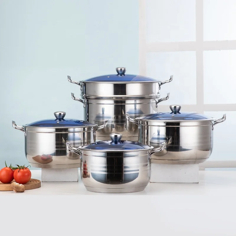 Pots Cookware Set Popular Design Large Cooking Pots Set of Cast Iron Cookware Set Cooking Pot