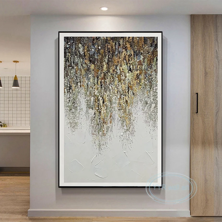 

Настенный плакат ручной работы абстрактная живопись маслом на холсте современный домашний эстетический Декор роспись для гостиной спальни крыльца ресторана