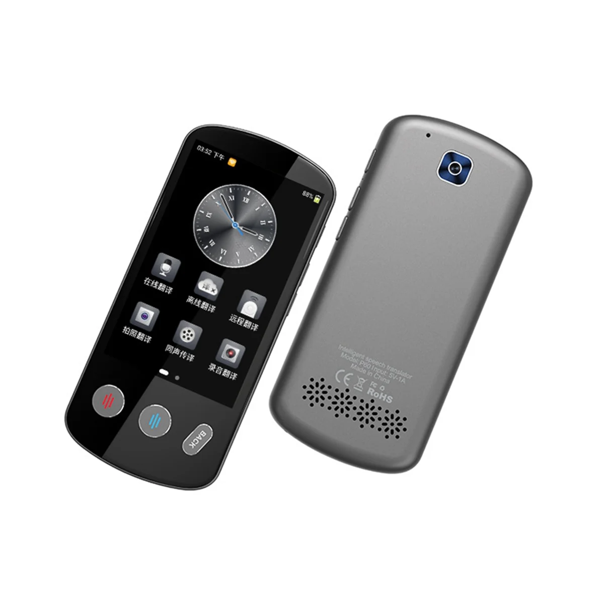P60 Portable Audio Translator 138 Languages Offline & Real-Time Smart Translation AI Voice & Photo Translation Device-Elect