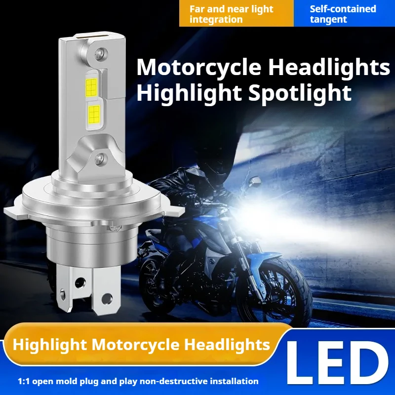 

For yamaha force2.0 2PCS H4 H6 Motorcycle LED laser headlight retrofit far and near light accessories super bright bulb