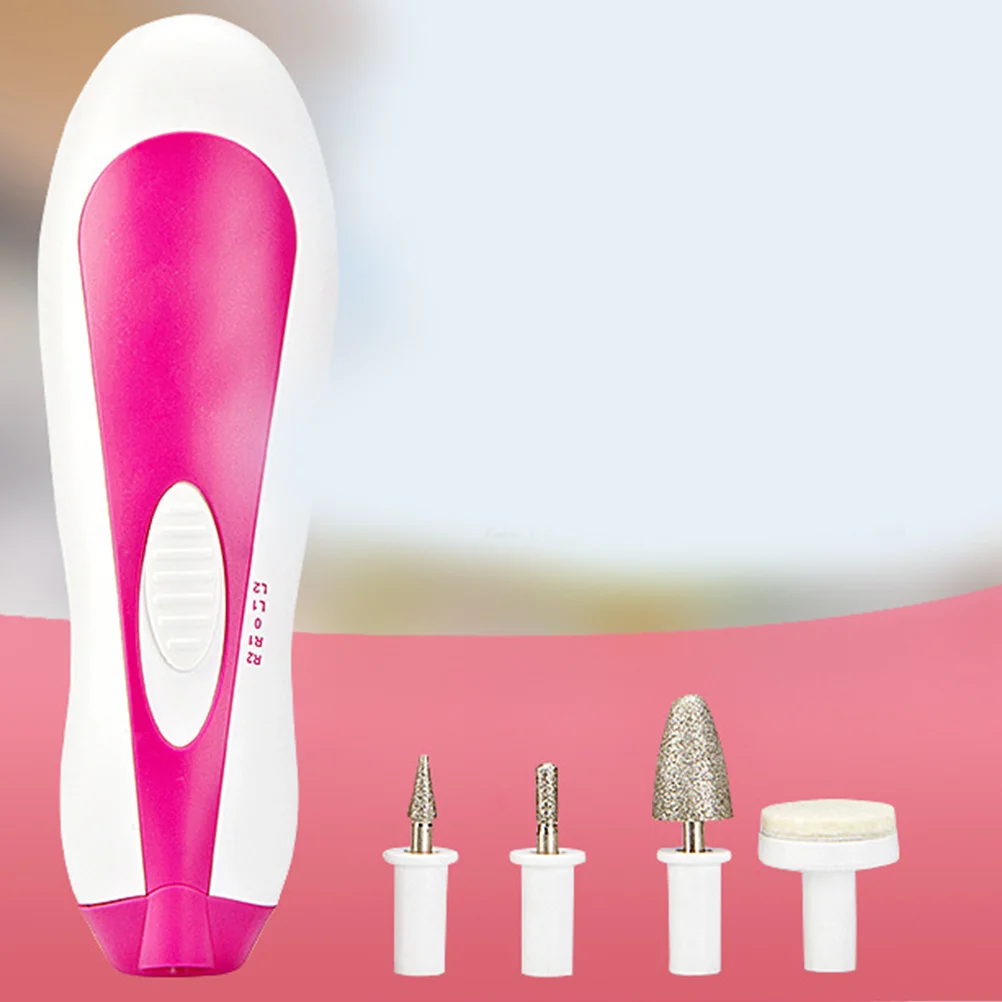 

Розовый портативный полировщик для ногтей, электрический маникюрный полировщик, высокая революция, стабильная, без вибрации, для домашнего использования, электрическая пилочка для ногтей