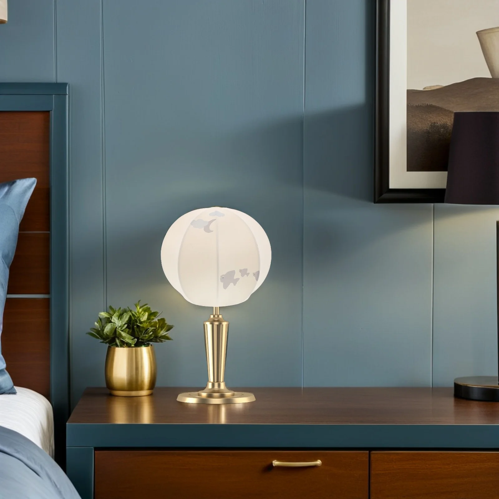 

Modern Fabric Lampshade Round Cloth Shape Soft Lighting for Bedroom Living Room Desk Lamp Replacement Cover Metal Lamp Shades