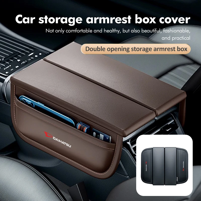 Funda Protectora para Reposabrazos de Coche, Cojín para Consola Central, Accesorios Interiores para Daihatsu Feroza, Cuore, Storia, Rocky, Harga
