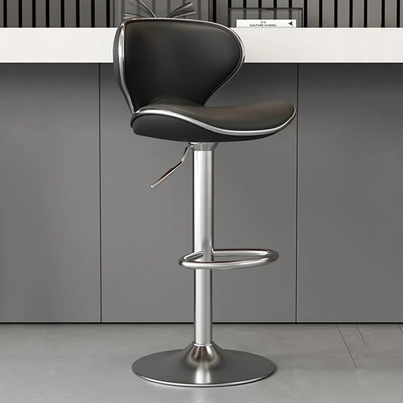 الحد الأدنى الشمال بار البراز مطعم مريح مع الظهر كراسي بار قابل للتعديل شرفة الفاخرة Banqueta الأثاث العصري #5