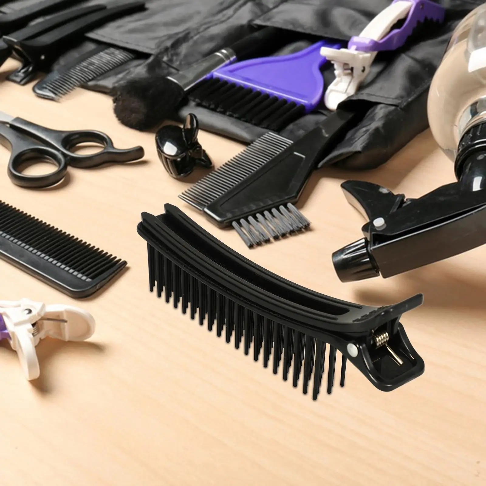 

Hairdressing Sectioning Clips Salon Pins Cutting Tools Lightweight Travel Comb Design Hair Clips For Thick Hair